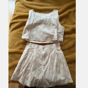 Mabel Floral Crop Top and Skirt Set